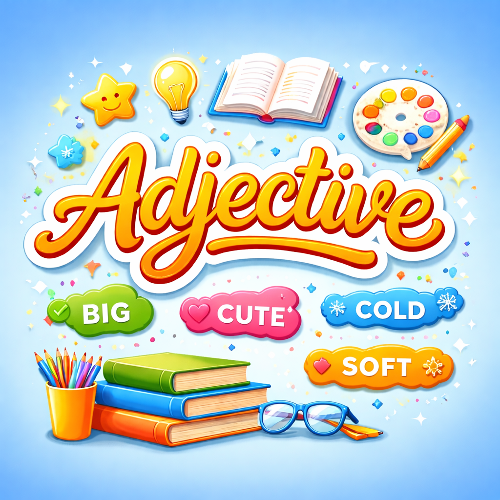 جمل بالانجليزي فيها adjective