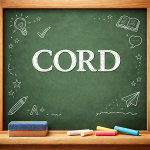 معنى كلمة cord بالانجليزي والعربي