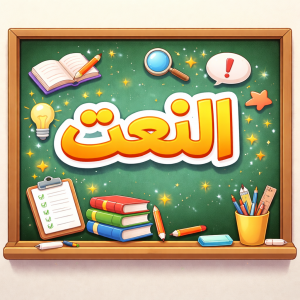جملة فيها نعت مفرد