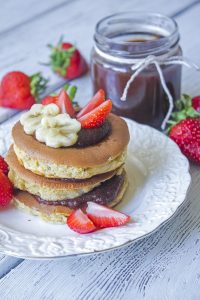 برجراف عن كيف تصنع pancakes بالخطوات بالانجليزي ومترجمة للعربي