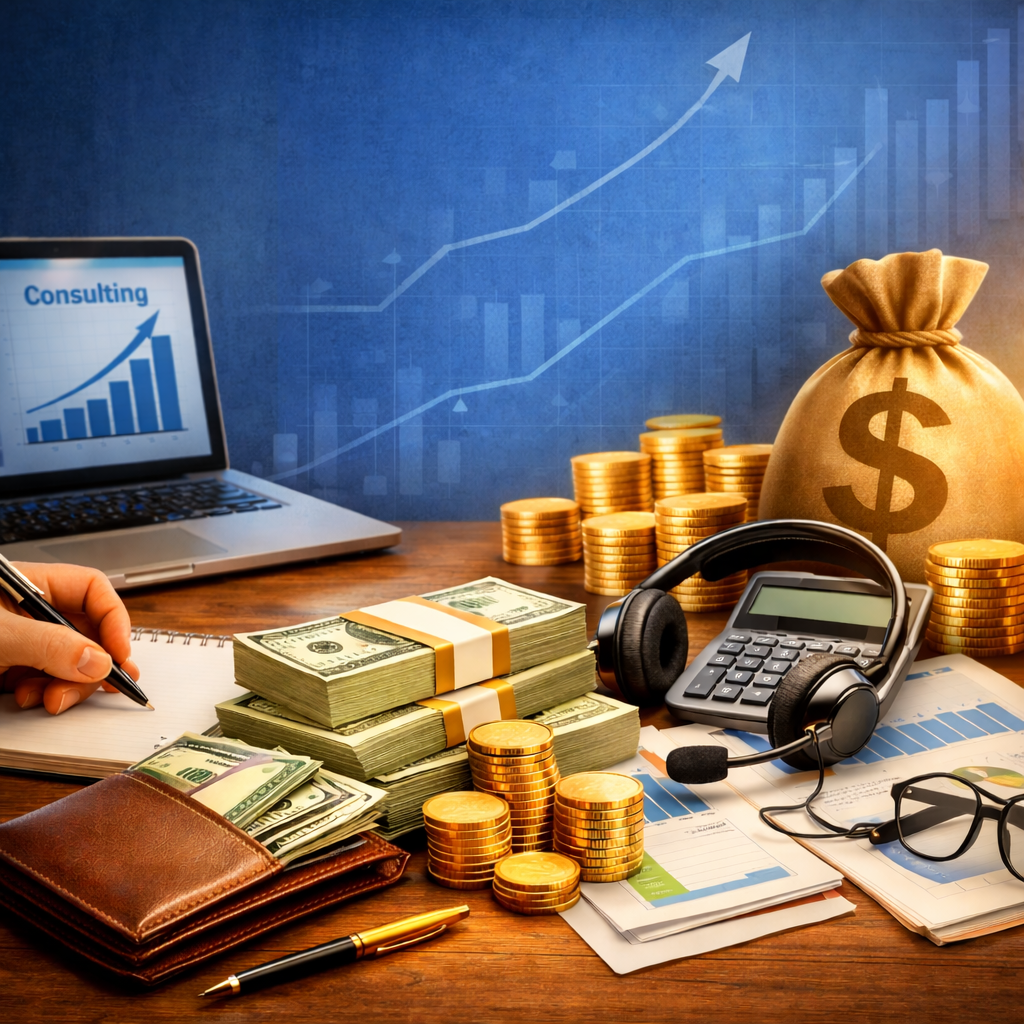 كيف أربح المال من الاستشارات؟ | دليلك الشامل