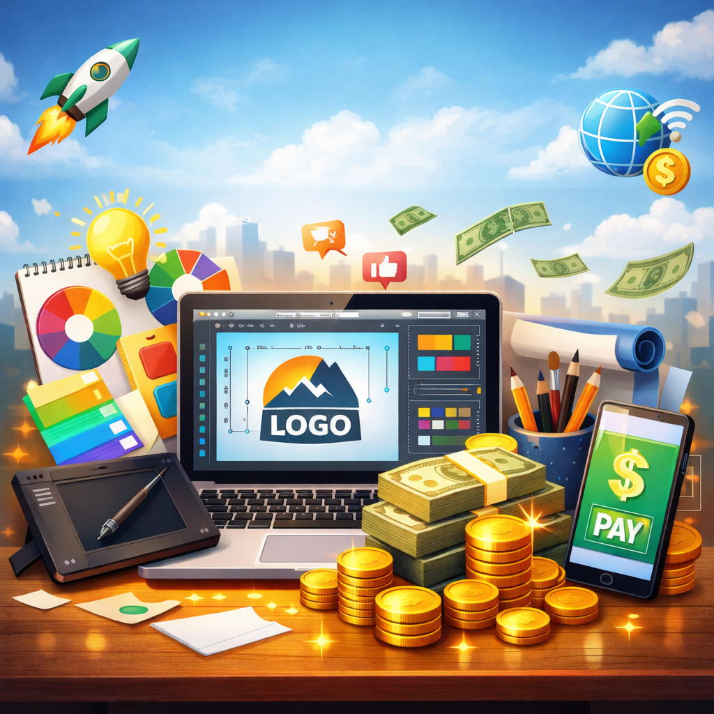 قائمة بـ 15 موقع لبيع تصاميمك وكسب المال من الإنترنت