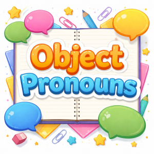 أمثلة عن object pronouns