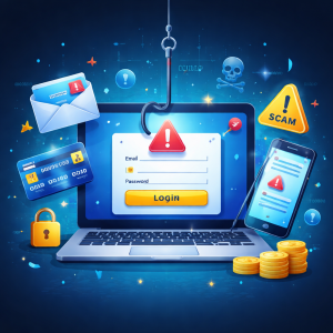 ما هو الإحتيال الإلكتروني Phishing ؟ أساليبه وكيف نتفاداه؟