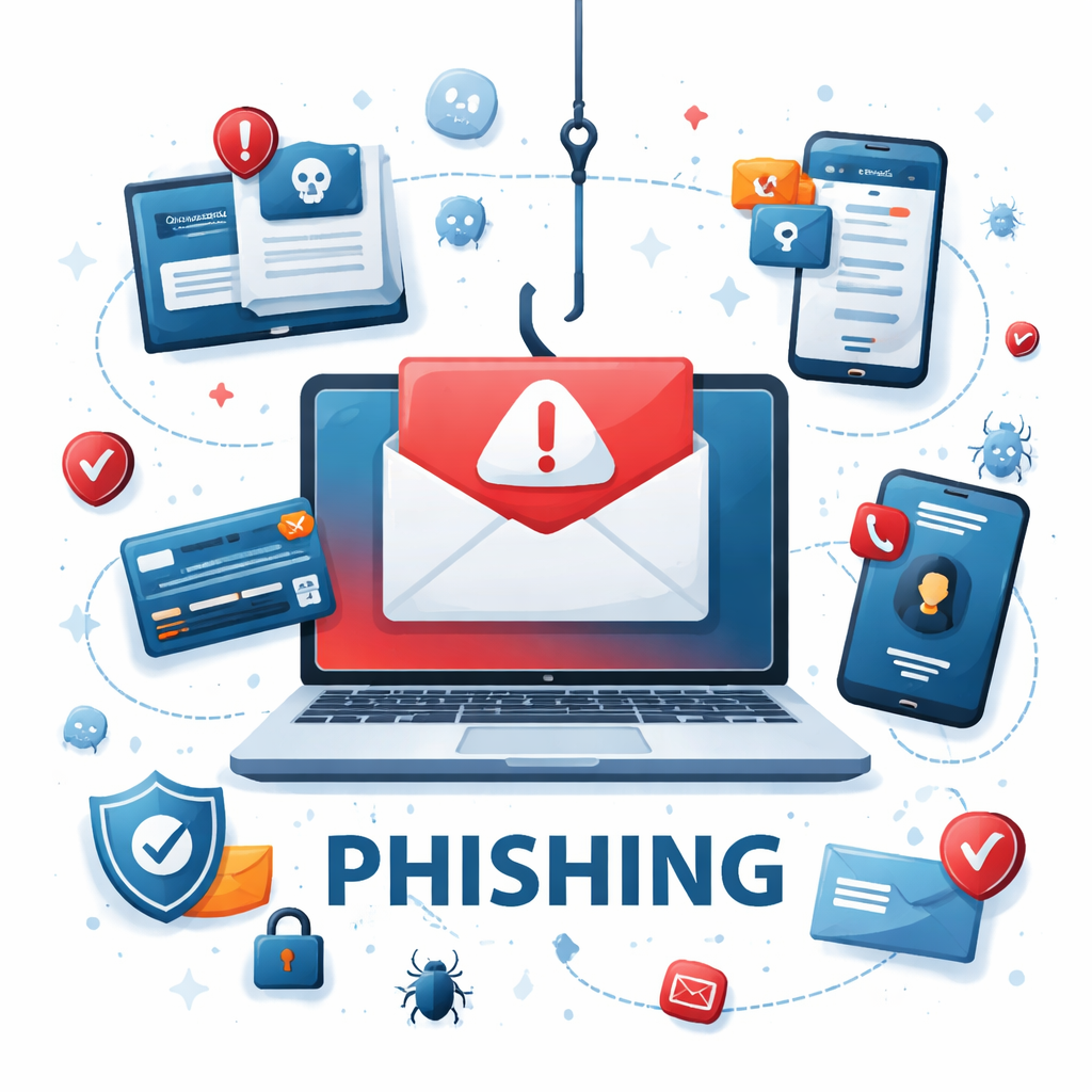 ما هو الإحتيال الإلكتروني Phishing ؟ أساليبه وكيف نتفاداه؟